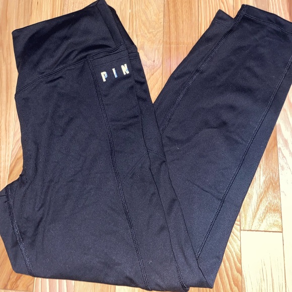 PINK Victoria's Secret Pants - PINK Black Leggings